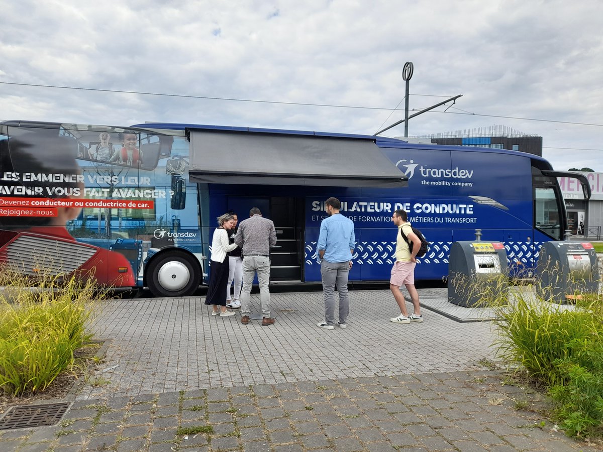 MurielGraillat's tweet image. 📢Job dating conducteur de car scolaire H/F
👀 Découverte métier, formation et recrutement

 5️⃣ employeurs 
 1️⃣ centre de formation 
 2⃣6⃣candidats 
Présence d'un car simulateur de conduite 🚌
🎯 Des immersions à venir afin de valider le projet et des recrutements en cours 👏