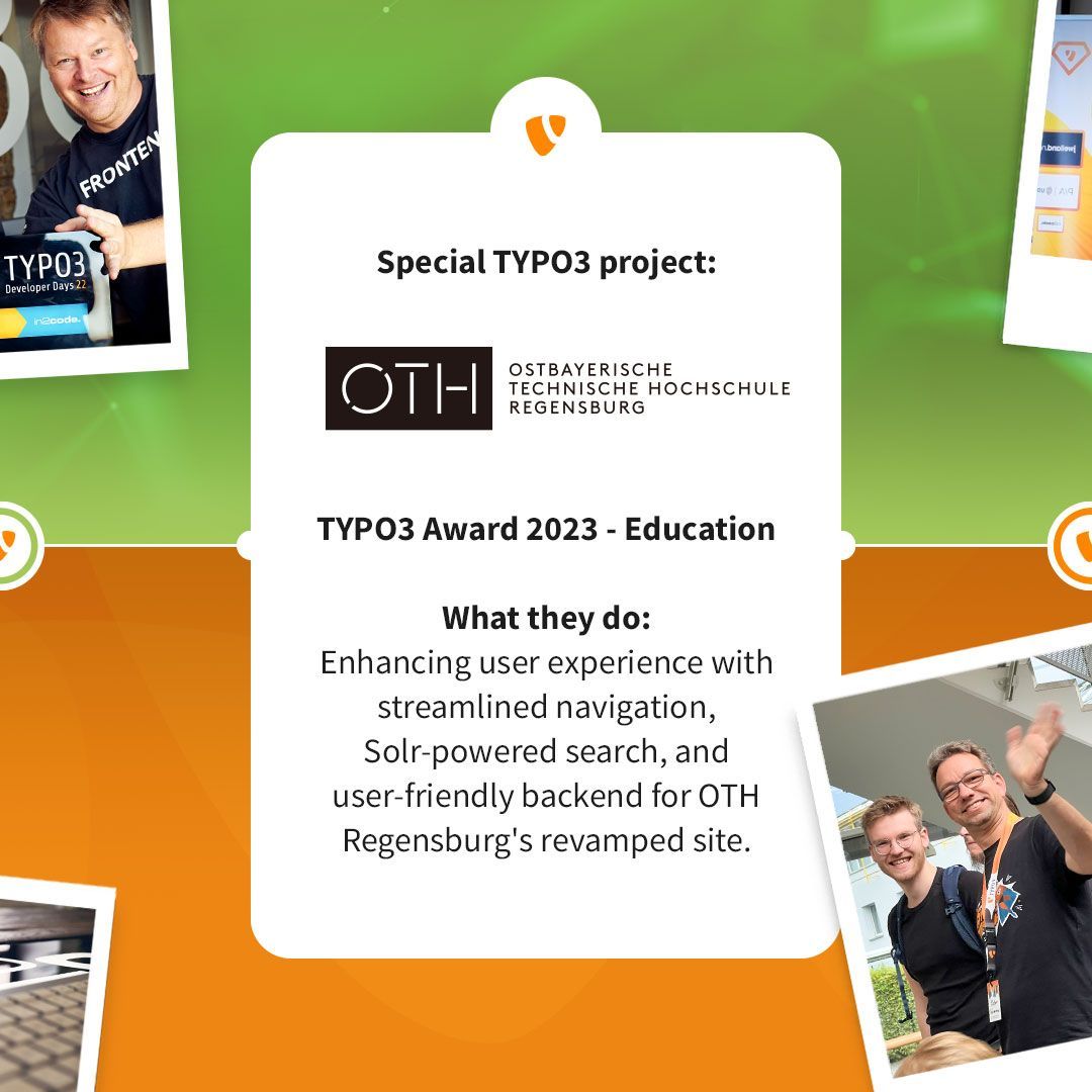 typo3's tweet image. @in2code_de joins the #TYPO3PartnerProgram! 🎉
Since 2010, in2code has been handling TYPO3 projects in the enterprise, SMB, and university sectors and won the #TYPO3 award for its impressive work on the OTH Regensburg website.
🌐 in2code.de