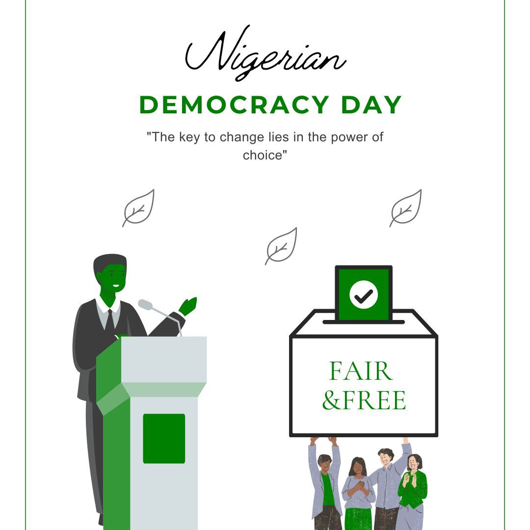 EMTAGFoundation's tweet photo. 🇳🇬 Happy Nigeria Democracy Day! Let's celebrate our commitment to freedom, justice, and equality. Support EMTAG's GIFTS Project to empower girls through education and build a brighter future for Nigeria. 🌟Donate Now: https://t.co/uUJL1eQI6E 

#EmpowerGirls #HappyDemocracyDay https://t.co/uFgimePFtm