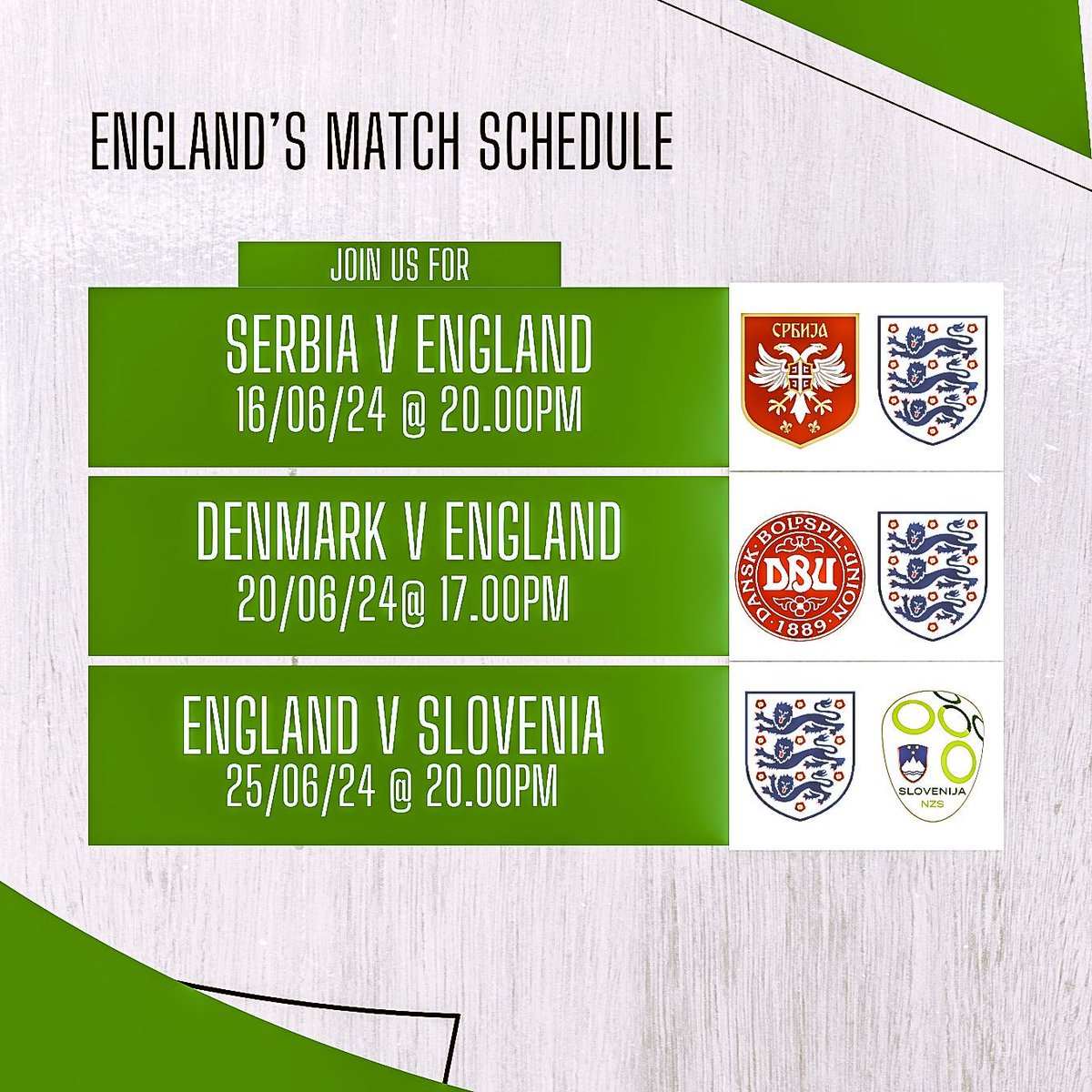 | EURO 2024

With the European Championships alimony upon us, why not join us at the One Point Sports bar on Sunday to watch England open the account.

Details Below ⬇️⬇️

💚🤍