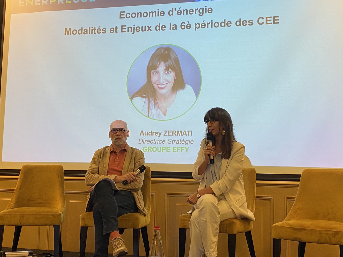⁦<a href="/AudreyZermati/">Audrey Zermati</a>⁩ au forum ⁦<a href="/enerpresse/">enerpresse</a>⁩ témoigne du ralentissement de la rénovation énergétique dans le BtoC. Par exemple la hausse des prix de l’électricité fait hésiter certains à passer à la pompe à chaleur. Inquiétant !