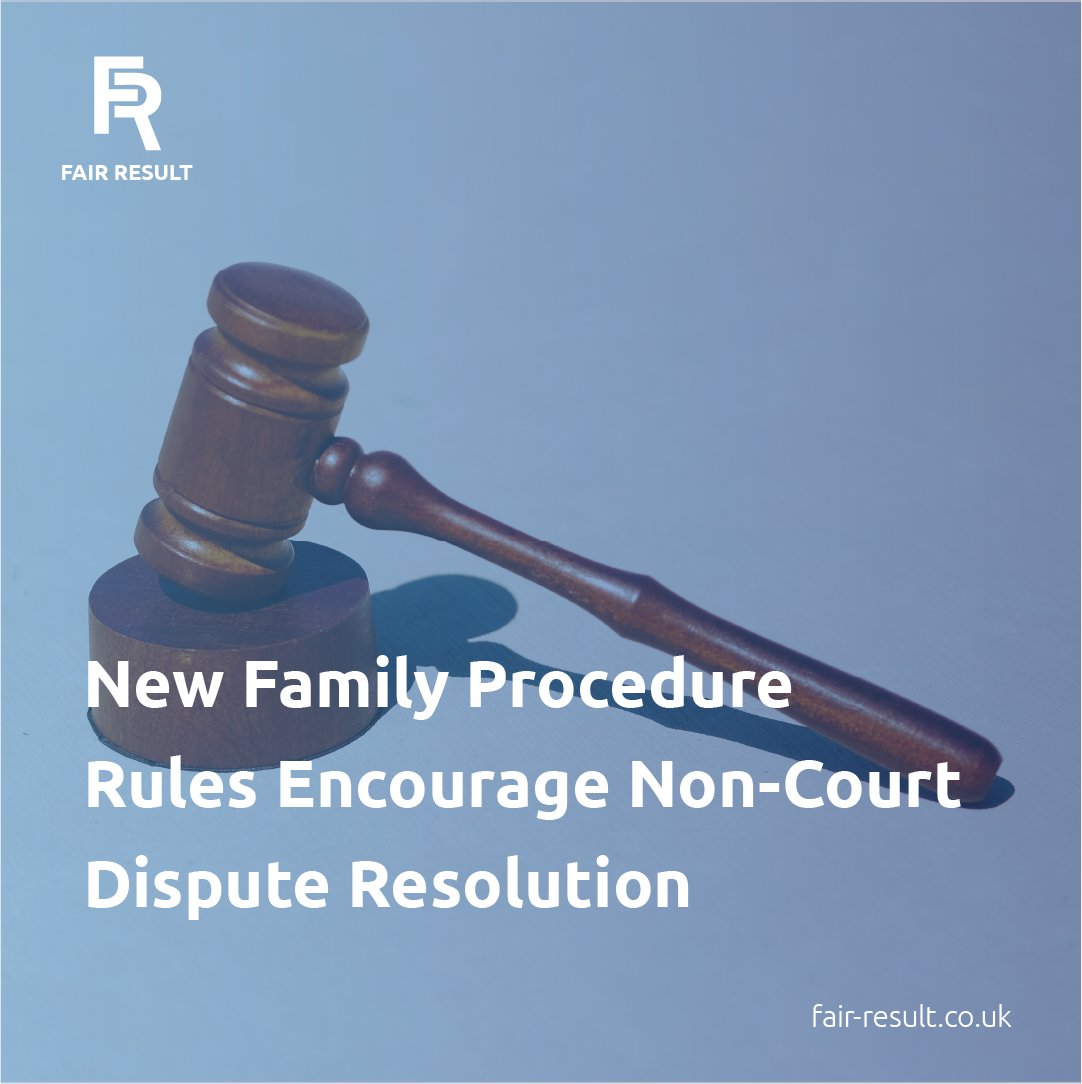 🚨 New Blog Alert! 🚨

Discover the latest changes in family law with our blog on the new Family Procedure Rules encouraging Non-Court Dispute Resolution (NCDR): ow.ly/bf2g50SfwQF

#FairResult #FamilyLaw #Divorce #NCDR #FinancialRemedy #Mediation