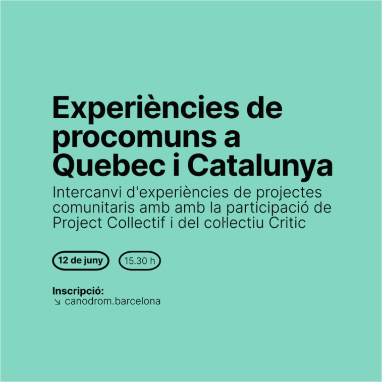 femprocomuns's tweet photo. Aquesta tarda a les 15:30h al @CanodromBCN amb #ProjetCollectif i #Critic de Quebec coneixerem:
🏭 Bâtiment7
🏚️Solon
💻 https://t.co/fxmmmMWWQ0
I a través d'una dinàmica de joc
✔️ @GrupEcos
✔️ @pamapamcat
✔️ @SomNuvolCoop
✔️ @Casaorlandai
https://t.co/uBLihpwQCW https://t.co/IciDi6x24Q