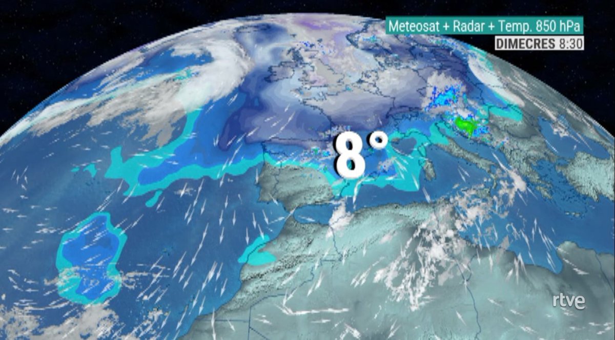 SergiLoras's tweet image. 𝗝𝗨𝗡𝗬 𝗢 𝗔𝗕𝗥𝗜𝗟?📢 La massa d&apos;aire que tenim és inusualment freda per l&apos;època: 8 ºC a 1.500 metres d&apos;alçada. I més amunt, en altura, avui ens entrarà un solc fred d&apos;uns -20 ºC a 5.500 m, cosa que avui farà reactivar amb &quot;ràbia&quot; la inestabilat. Compte amb les tempestes!⛈️👇