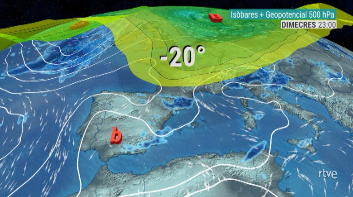 SergiLoras's tweet image. 𝗝𝗨𝗡𝗬 𝗢 𝗔𝗕𝗥𝗜𝗟?📢 La massa d&apos;aire que tenim és inusualment freda per l&apos;època: 8 ºC a 1.500 metres d&apos;alçada. I més amunt, en altura, avui ens entrarà un solc fred d&apos;uns -20 ºC a 5.500 m, cosa que avui farà reactivar amb &quot;ràbia&quot; la inestabilat. Compte amb les tempestes!⛈️👇
