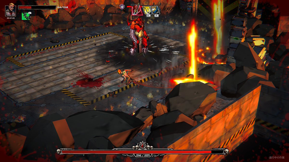 アメコミ風ローグライト『Lethal Honor - Order of the Apocalypse』体験版をプレイ。ダッシュで近づいてぶん殴ってコンボ決めてダッシュで回避!血がドバドバー!
アメコミ作風と相まって爽快感があり、操作もシンプルめなので動かしてて単純に楽しいゲーム。こういうの好き
https://t.co/L0CeWNcQfz