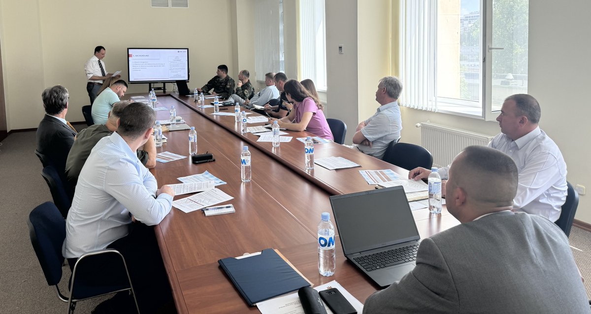 theAMATeam's tweet photo. Today @theAMATeam is in #Chisinau for a roundtable with Moldova's government and National Army, discussing the development process of #Contingency and #Emergency plans for accidental explosions at national #ammunition storage areas. A unified approach to safeguard public safety. https://t.co/UIfDNN1rwQ