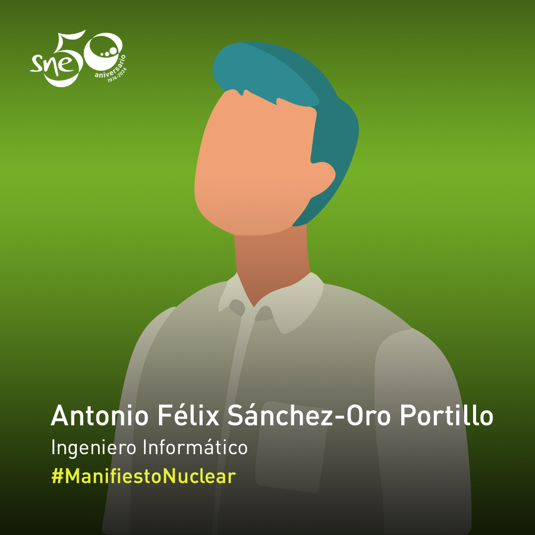 🙋‍♂️ Antonio Félix Sánchez-Oro (<a href="/tecnografosblog/">Tecnógrafos</a>), Ingeniero Informático:

🎙️ «En el contexto actual, las #CentralesNucleares nos proporcionan una independencia energética esencial para nuestro país, ayudando a no depender de otros socios comerciales no confiables con el objetivo