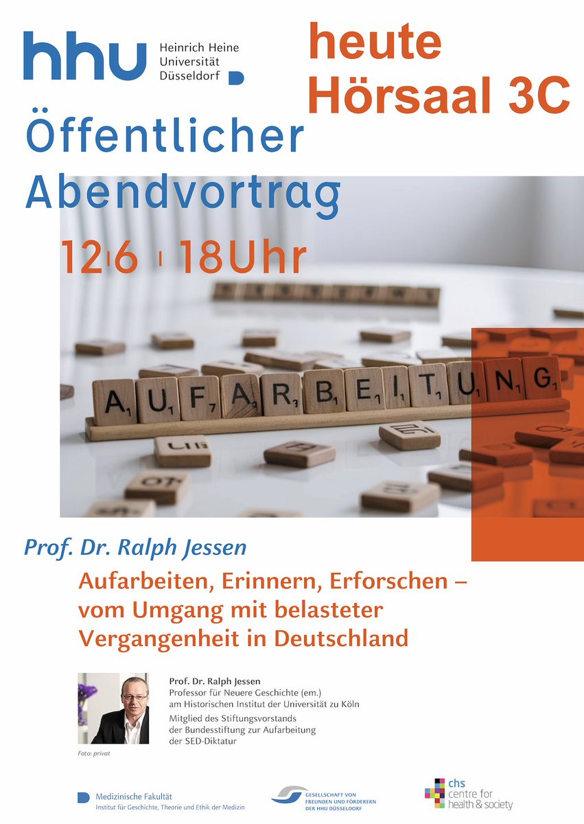 History of Medicine (@histmedhhu) on Twitter photo Der „Kampf um Erinnerung“ beherrscht auch die aktuelle politische Debatte. Prof. Ralph Jessen nimmt heute um 18:00 Uhr <a href="/HHU_de/">Heinrich-Heine-Universität Düsseldorf</a> (Hörsaal 3C) die deutsche Erinnerungspolitik seit 1945 in den Blick Der „Kampf um Erinnerung“ beherrscht auch die aktuelle politische Debatte. Prof. Ralph Jessen nimmt heute um 18:00 Uhr <a href="/HHU_de/">Heinrich-Heine-Universität Düsseldorf</a> (Hörsaal 3C) die deutsche Erinnerungspolitik seit 1945 in den Blick
