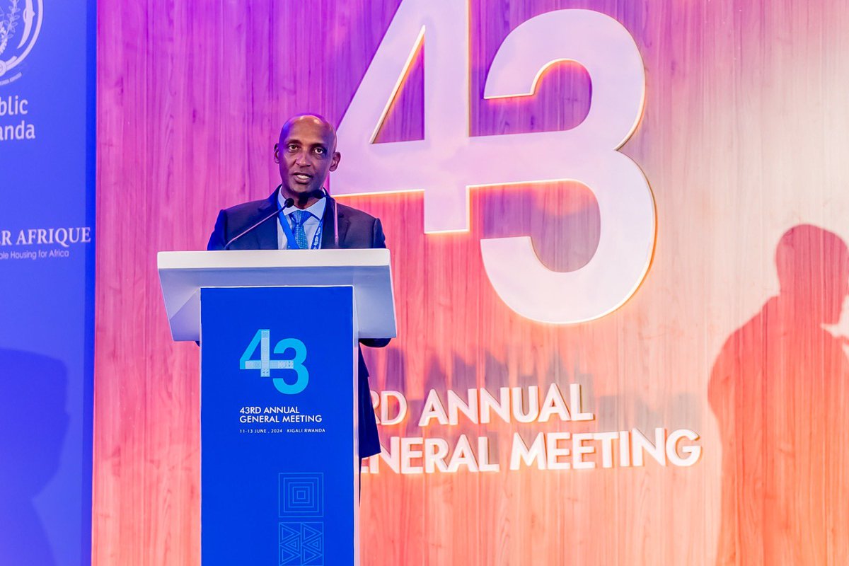 ShelterAfrique's tweet photo. Richard Tusabe, Minister of State, Rwanda, welcomed guests at the #SHafDBAGM2024, emphasizing the need for holistic policy planning and strong partnerships to address affordable housing and urbanization challenges.
@RwandaInfra @RwandaGov https://t.co/2r9rr0ic2O