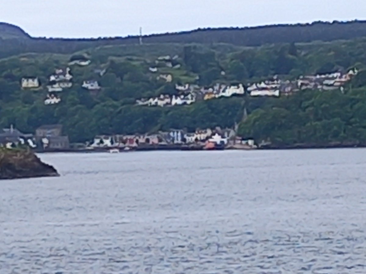 HomeParkDon's tweet image. Where my day started &amp;amp; where it was 10 minutes ago #Oban #Balamory AKA #Tobermory