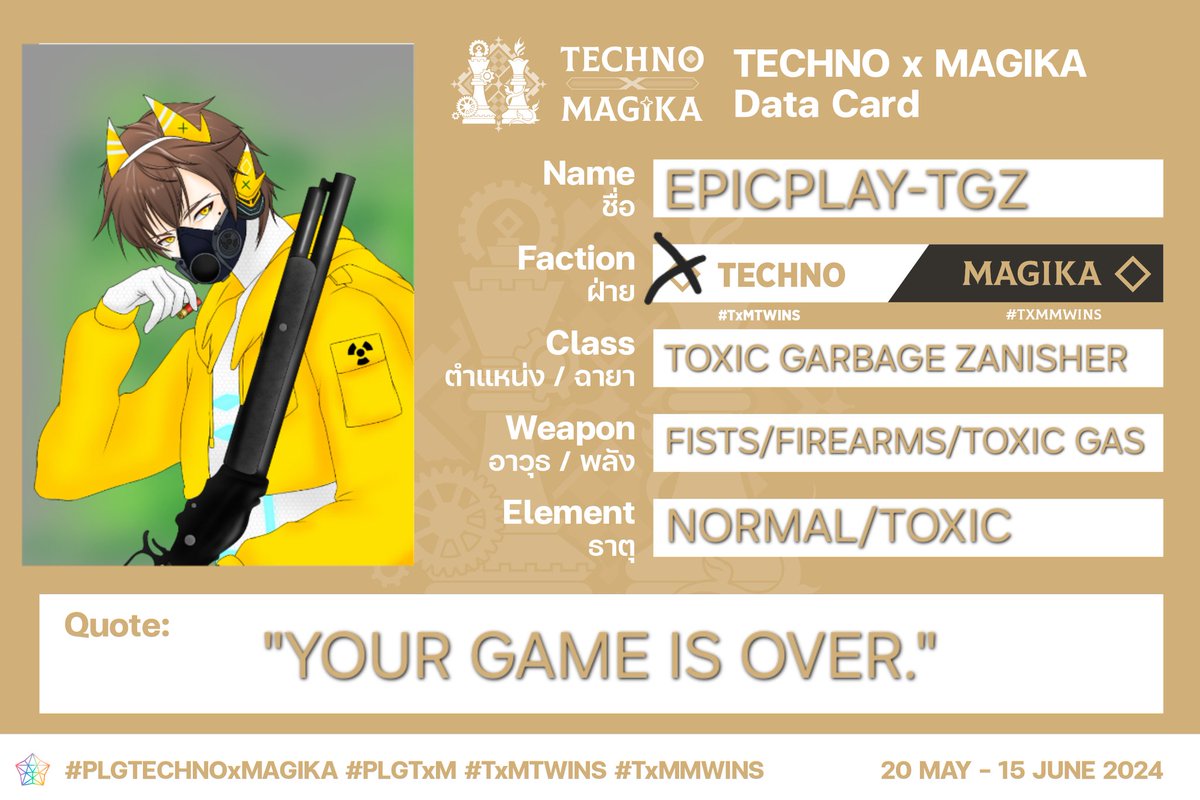 EpicTwitting_TZ's tweet photo. "Let see how can you got against me from my high adavanced technology before you will be silenced."
-EPICPLAY-TGZ
#PLGTechnoxMagika #PLGTxM #TxMTWINS https://t.co/ntPmZatnPA