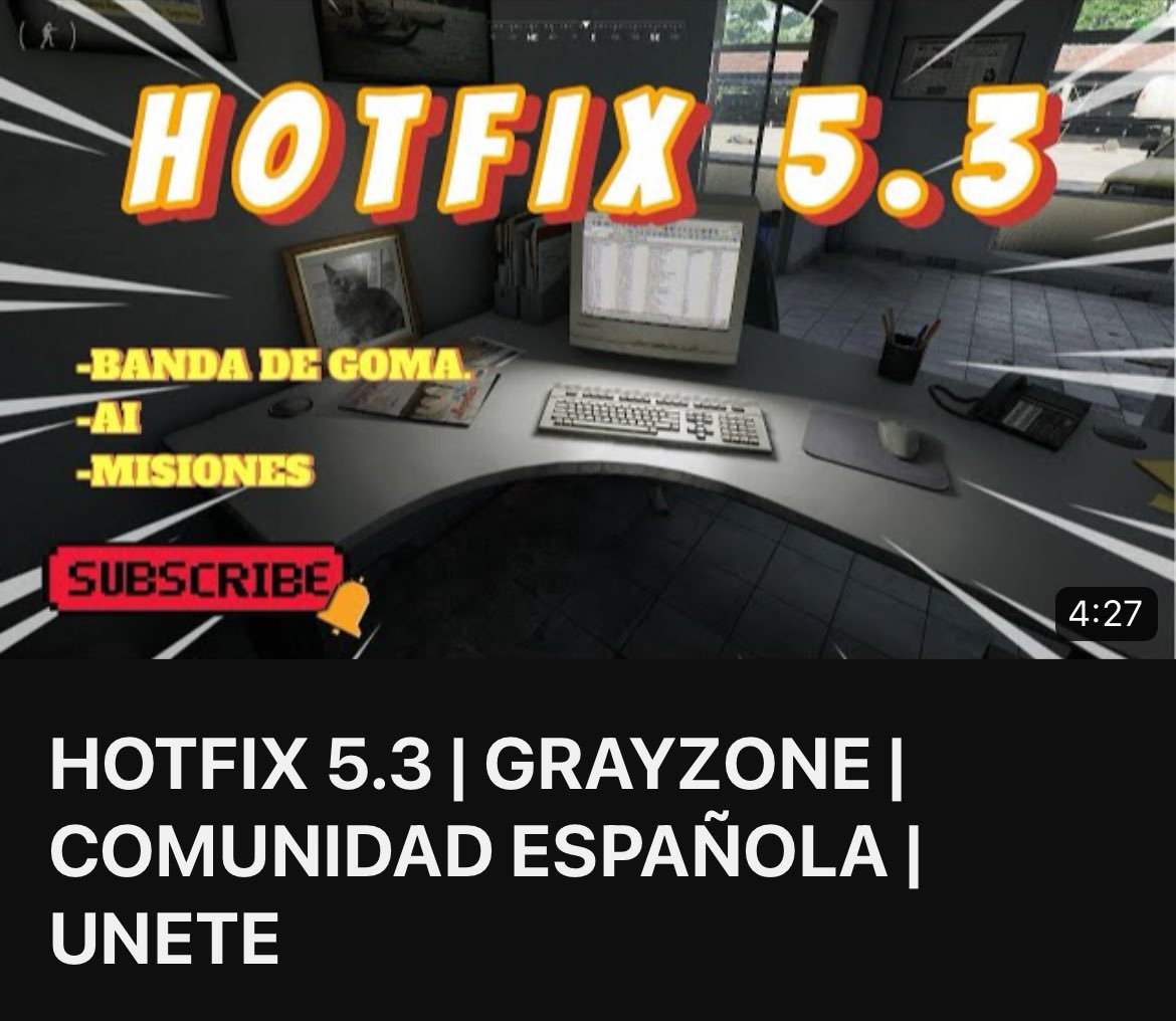 HOTFIX 5.3 , mejora notable ! Link del vídeo en comentarios ! <a href="/GrayZoneWarfare/">Gray Zone Warfare</a>