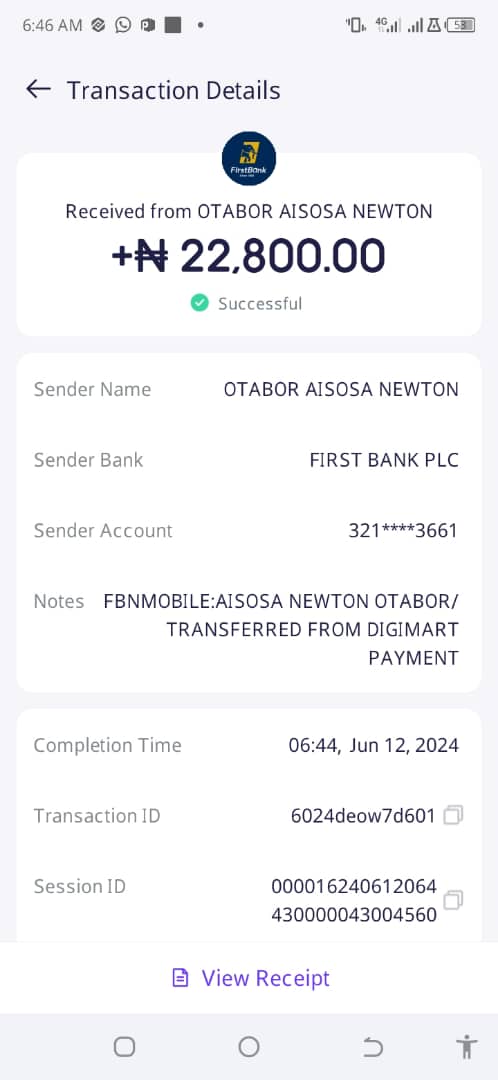 AisosaOtab44520's tweet image. Digimart always giving Joy😊
#digimart