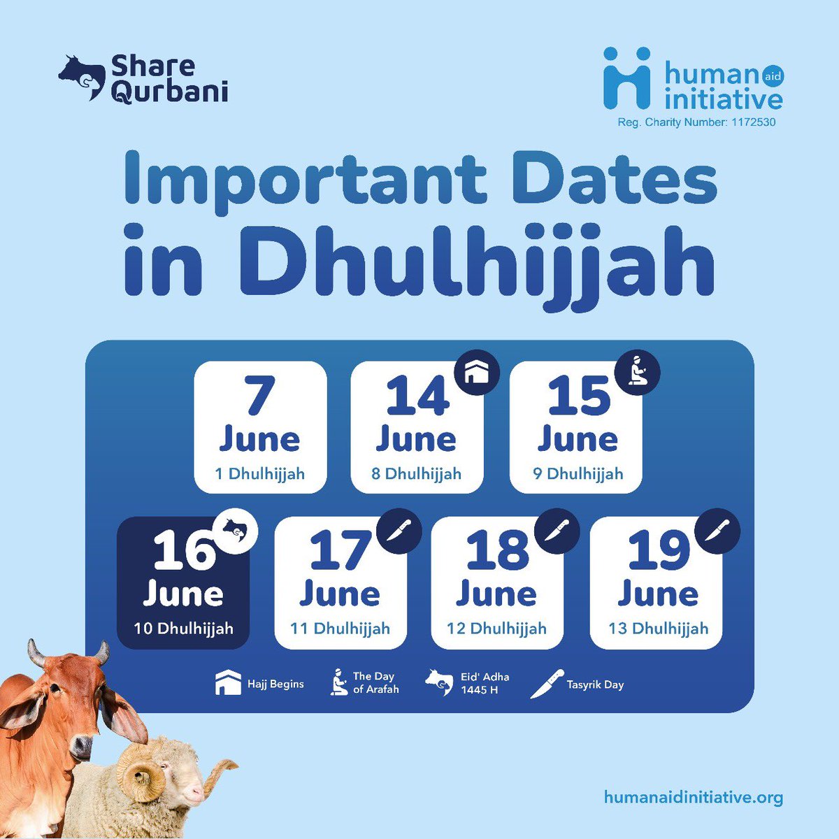 “There are no days on which righteous deeds are more beloved to Allah than these ten days.” – Sahih al-Bukhari #dzulhijjah #dzulhijah