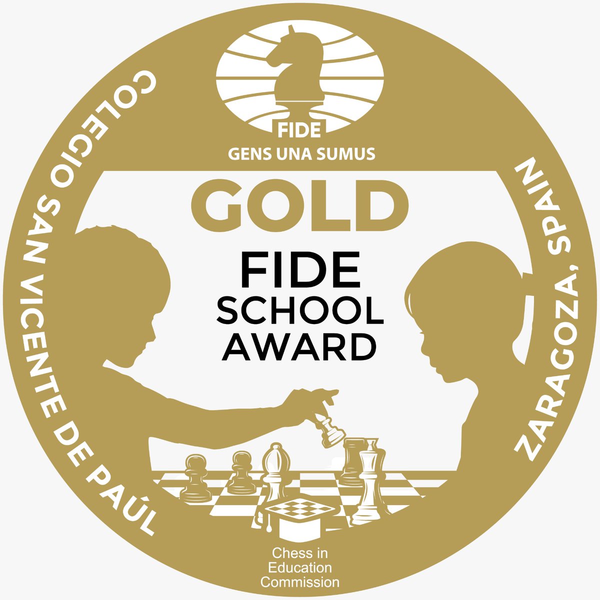 paulaszaragoza's tweet photo. En @paulaszaragoza estamos de enhorabuena.Hemos conseguido el máximo reconocimiento internacional que otorga @FIDE_chess a los centros educativos que impulsan el #ajedrez en sus aulas. @EVHijasCaridadE
#TESELA
#ColegiosHHCC
#EducaciónVicenciana
#SaberMásParaVivirMejor https://t.co/r8556ffMyz