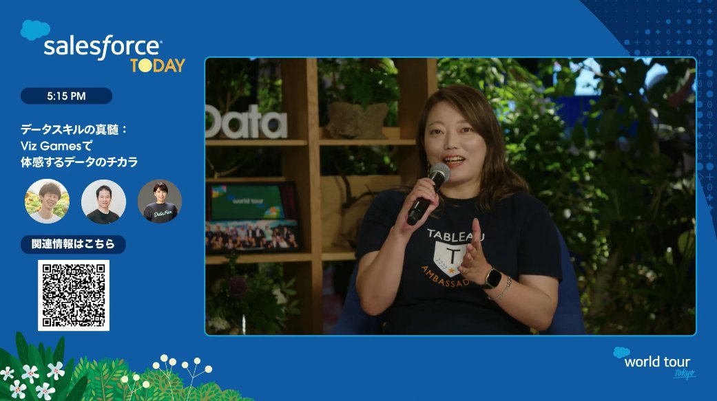 Satomin_uraUra's tweet image. Tableauコミュニティは熱い・・！！（Tableauユーザになりたい😄）
最後のセッション楽しみ！
 #SalesforceTour