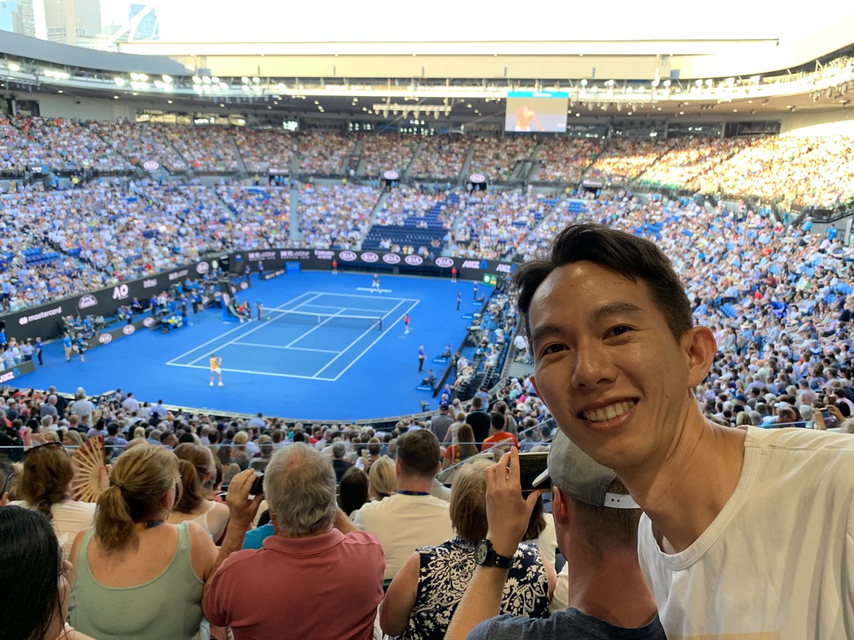 The Australian Open is a tennis tournament held annually in Melbourne, Australia. 

It is the first of the four Grand Slam tennis events held each year, preceding the French Open, Wimbledon, and the US Open.

Great atmosphere! 😄🎾

My full travel log: synapsetrading.com/travel-log/