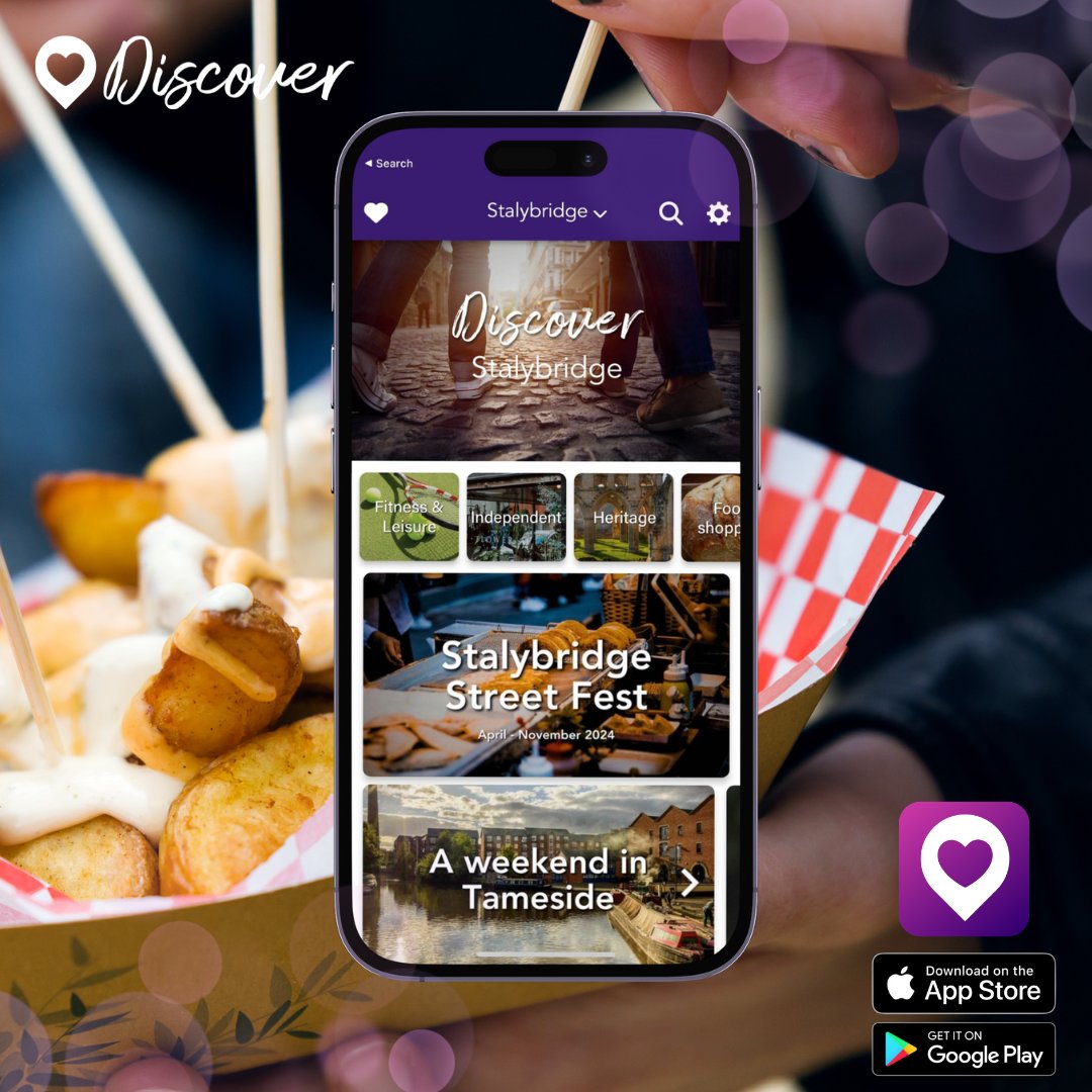 👀 Do you fancy doing something FREE and fun this weekend?

Why not take a look on our <a href="/TheDiscoverApp_/">@TheDiscoverApp</a> for information about our great local shops and the upcoming Stalybridge Street Fest!!🍝

📲 Download it now at discoverapp.co.uk