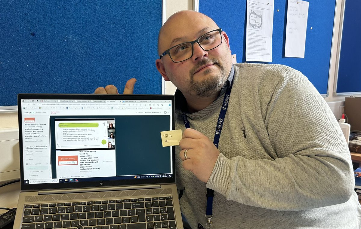 Becky Matson (@beckymatson84) on Twitter photo If you’re at the virtual RCOT conference check out our session about academics supporting students with mental health difficulties. <a href="/ChrisEdge81/">Chris Edge</a> excited to answer any questions on our page #RCOT2024 If you’re at the virtual RCOT conference check out our session about academics supporting students with mental health difficulties. <a href="/ChrisEdge81/">Chris Edge</a> excited to answer any questions on our page #RCOT2024