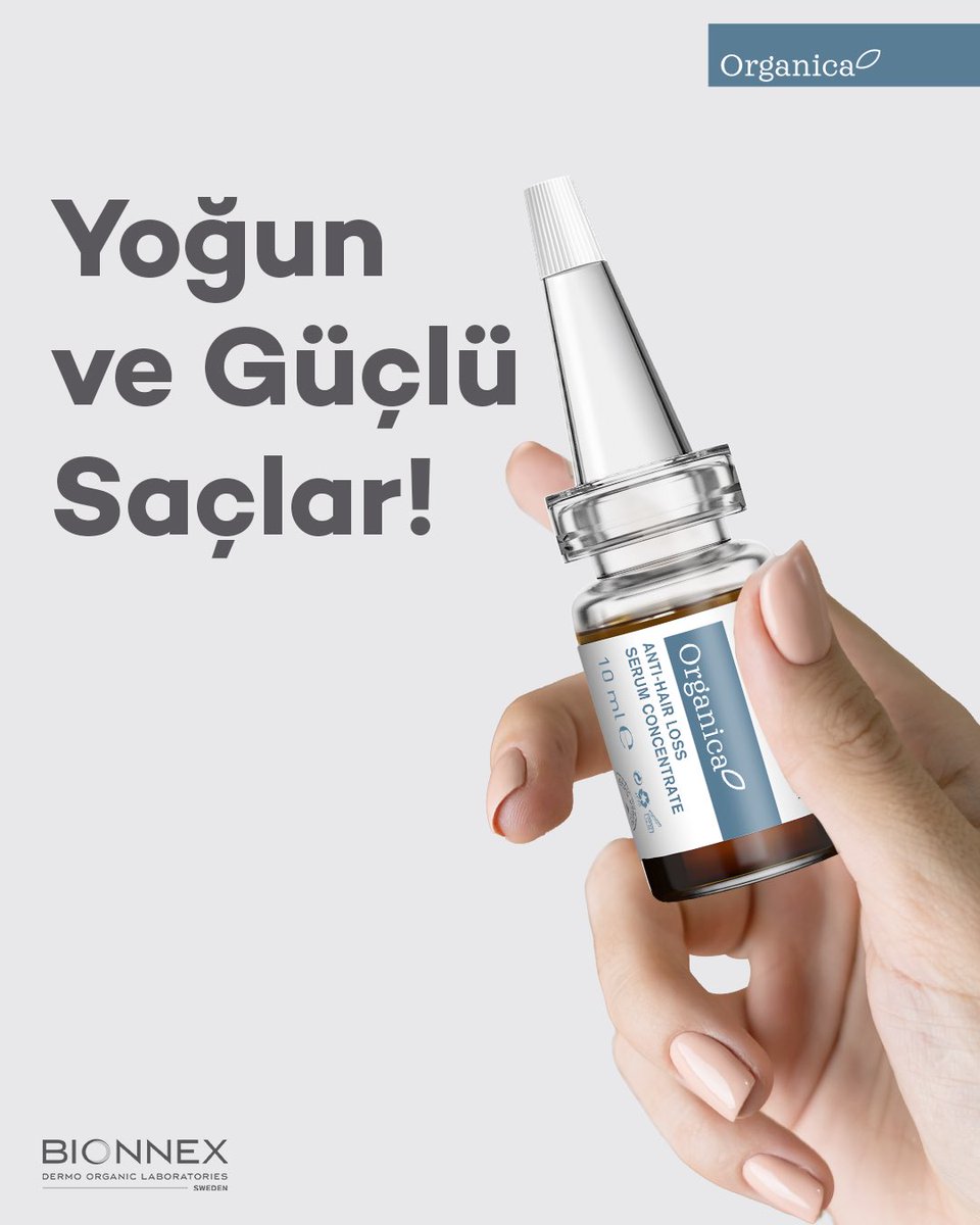 bionnexturkey's tweet photo. Organica Saç Dökülmesi Karşıtı Serum, saçlarınızı güçlendirir ve dökülmeye karşı savaşır! ​

Klinik çalışmalar, 6 ay boyunca #Organica şampuanla birlikte düzenli kullanımının saç dökülmesinde %93'e varan azalma ve saç tellerinde %80'e varan artış sağladığını gösteriyor. 🧪 https://t.co/9rV30ZIM9N