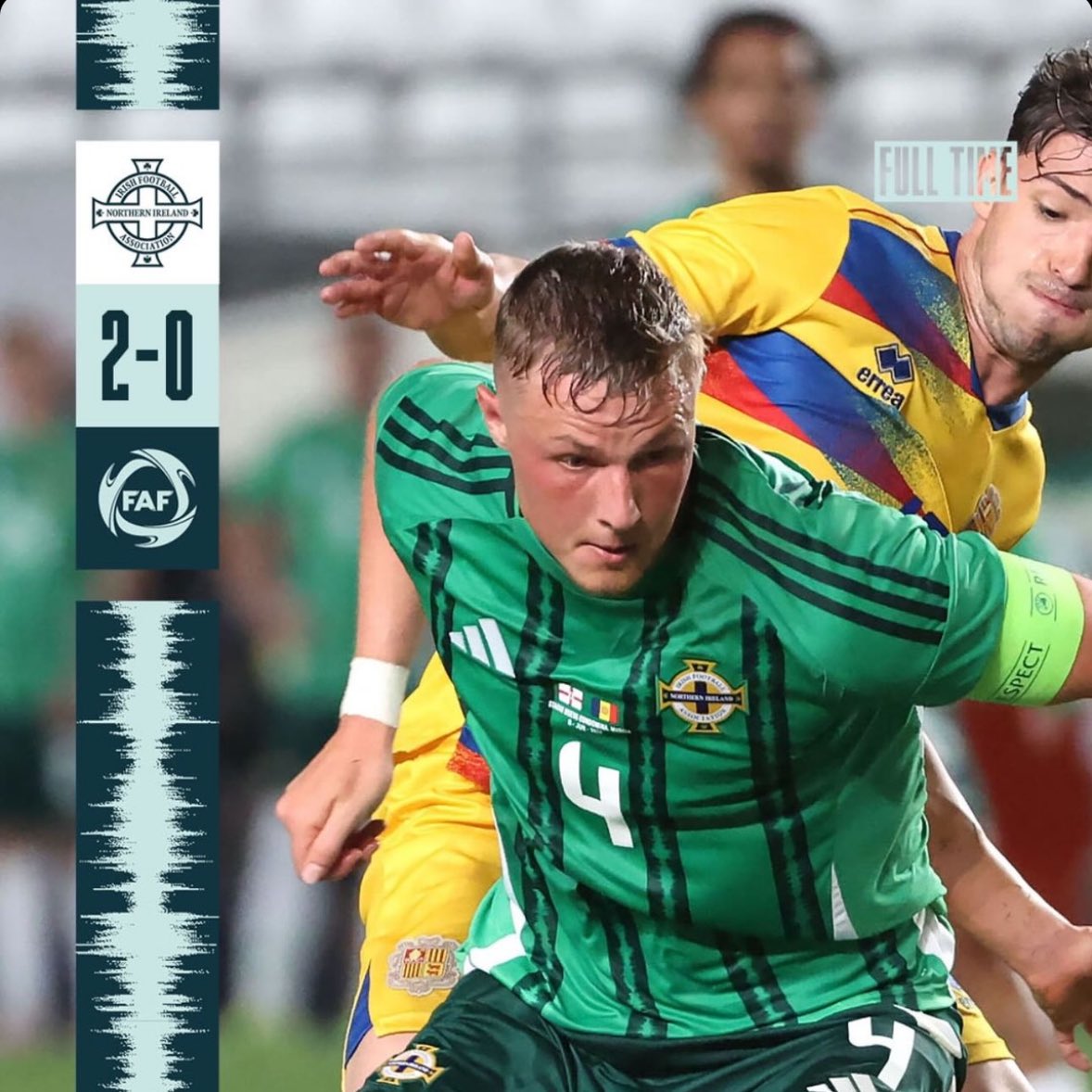 GSWorldwide_'s tweet image. Congratulations to Dan Ballard for being made Captain of Northern Ireland in the friendly against Andorra last night in Murcia 👏🏻👏🏻

A fantastic achievement Dan! 💚⚽️

#GSWFootball 

#NothingUnitesPeopleLikeThePowerOfSports