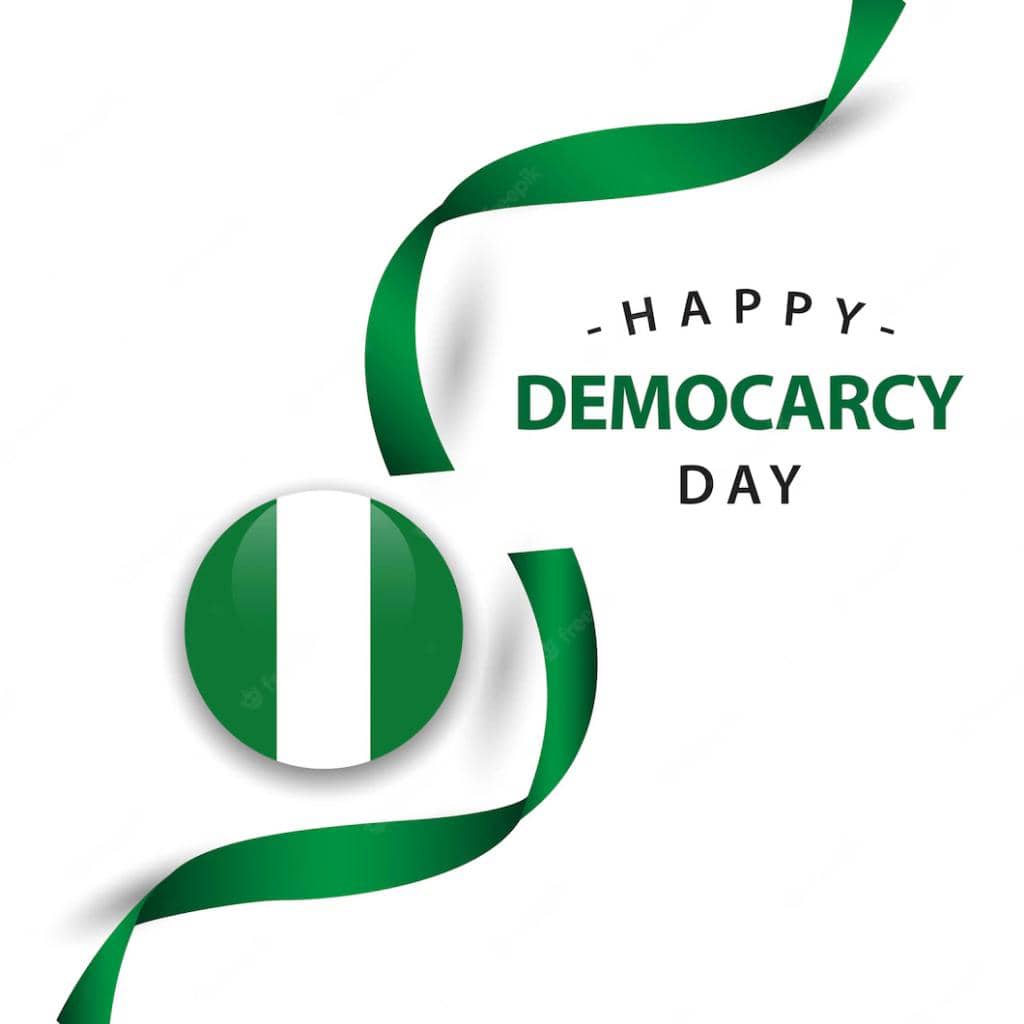 2024 DEMOCRACY DAY GOODWILL MESSAGE 

I join all Nigerians to celebrate the 25th anniversary of the return to democratic governance in our country and I thank the Almighty God for bringing us this far as a sovereign nation. 

I wish to seize this opportunity to congratulate Mr.