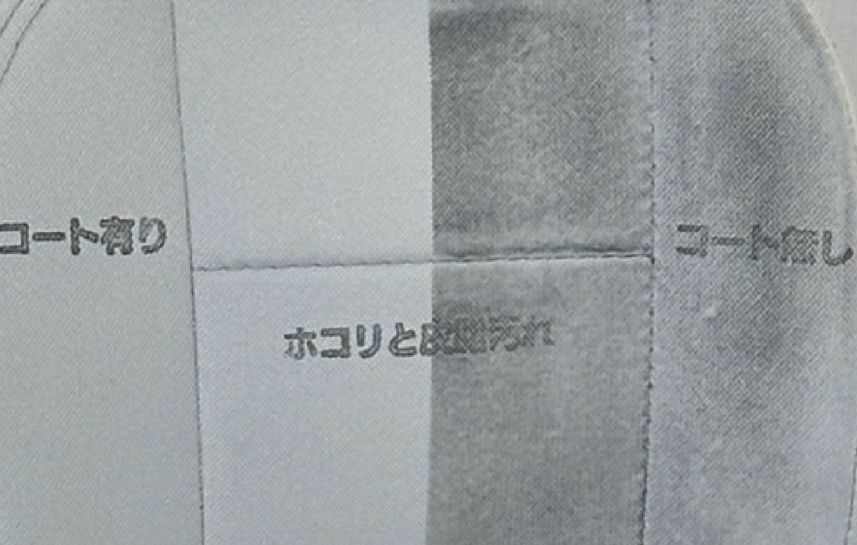 StarexJp's tweet photo. 特許技術で結合力を２０倍に高めました。��般的に油性と水性では油性が強いというイメージがあります。 しかし、この特許技術により、結合強度を通常の２０倍にできるため、追従性ある水性の利点を生かし、油性より強い膜厚11ミクロンでの施工が可能になりました。風合いを損ねない特許技術  https://t.co/A4i6u2XQRl #Starex水溶性シートコーティング #水性シートコーティング #カーコーティング
