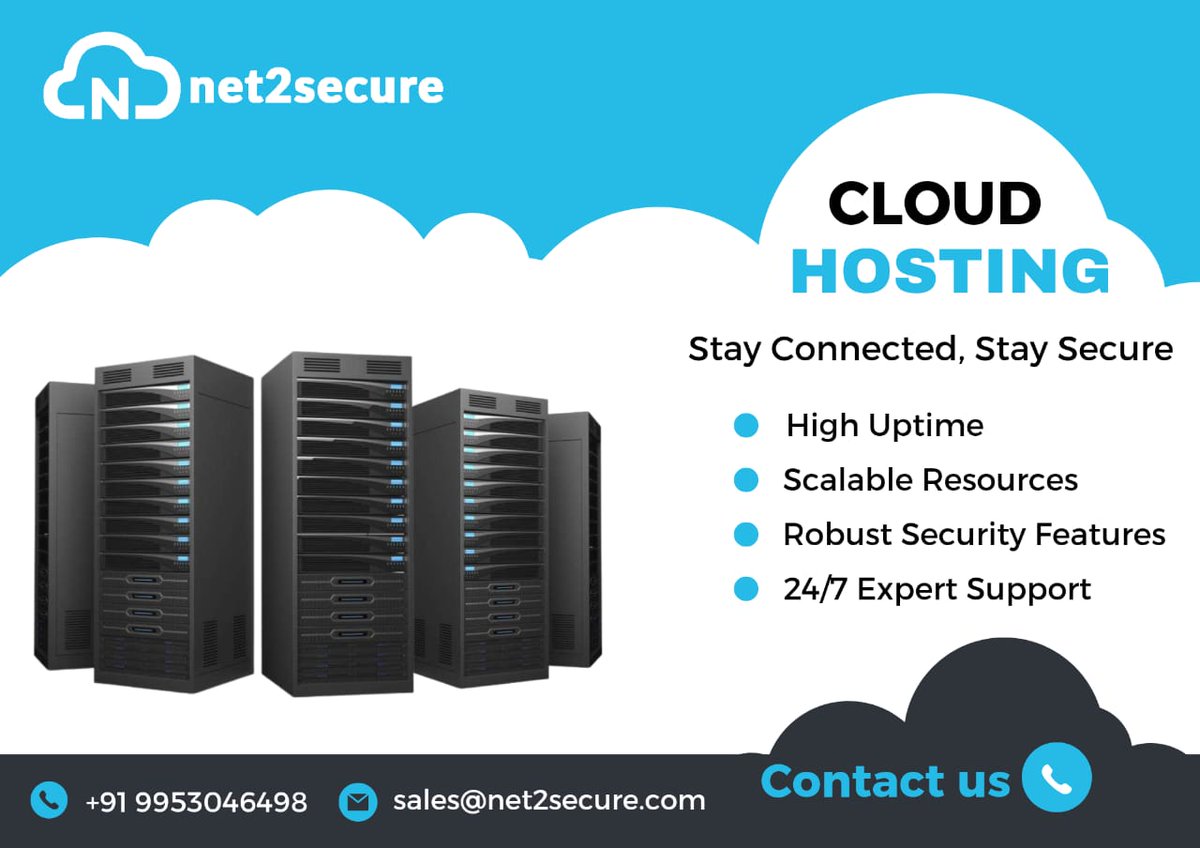 Net2Secure's tweet image. Move to the cloud and watch your productivity soar! Secure, efficient, and scalable hosting at your fingertips. ☁️🔒

Contact us now:
🌐👉 net2secure.com/cloud-hosting/…

#googlecloud #cloudhosting #hostingsolution #cloudcomputing #net2secure #CloudTechnology