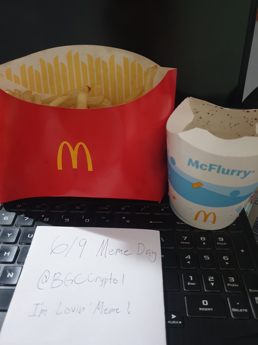 I'm joining my <a href="/Memeland/">Memeland ❤️ Memecoin</a> fam to celebrate 6/9 the #MemeDay at <a href="/McDonalds/">McDonald's</a>!

I’m Lovin’ MEME! ❤️‍🔥

{Don’t forget your photo!}