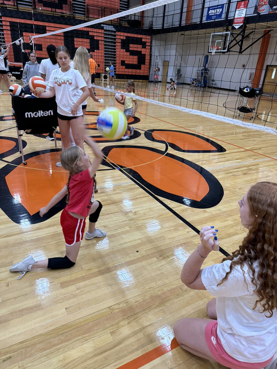 EHSGirlsVB1's tweet photo. Day 1️⃣ and Day 2️⃣ of EHS Tiger 🏐 Camp have been a great success!  See more pictures on Instagram - @ehsgirlsvb1 https://t.co/CL249OwL5j