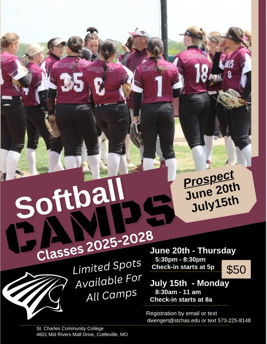 St. Charles CC Softball tweet media