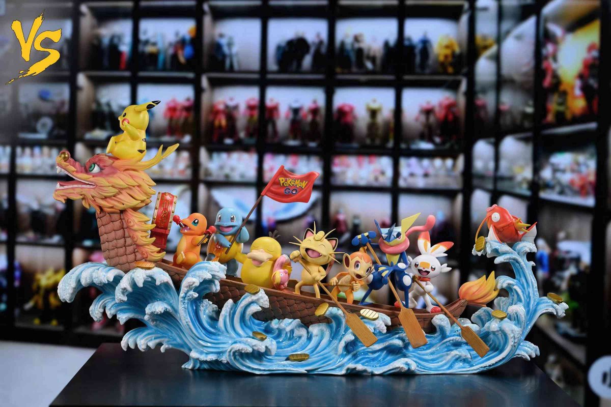 FavorGk's tweet photo. This Paddling Dragon Boat figure by VS Studios is now available for pre-order!
#DragonBoat #PokemonBoat #Pikachu #Charmander #Squirtle #Meowth #Chimchar #Psyduck #Magikarp #Scorbunny #Greninja #Pokemon #PokemonFigure #PokemonFans  #Anime #VSStudios

https://t.co/KdnXGJeB3l https://t.co/8QMLOEJkY5