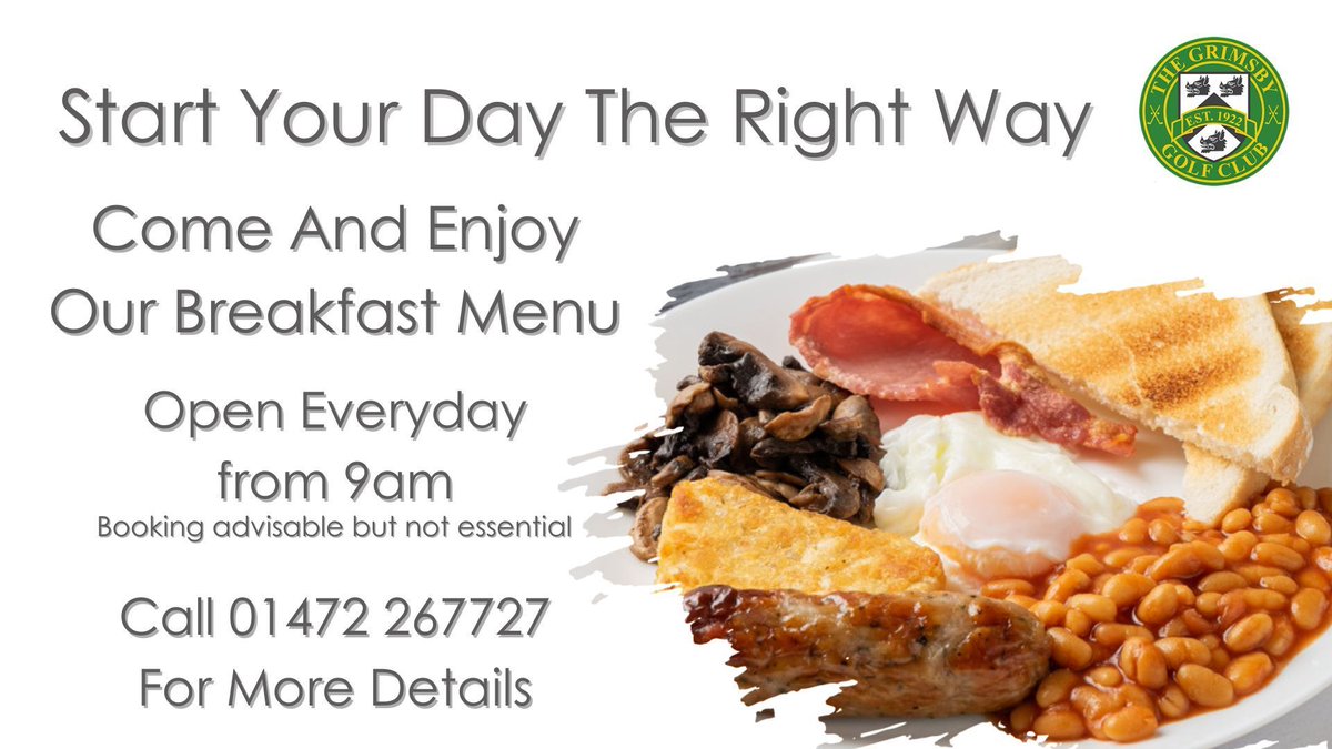 Come and Enjoy Breakfast with a View 🍳☕
Served Everyday from 9am – 12noon
📞Call our team to book your table 01472 267727
Look on our website for our menu - buff.ly/3OOOnuY

#breakfast #breakfastmenu #golf #golfclub #view #2024 #ggc