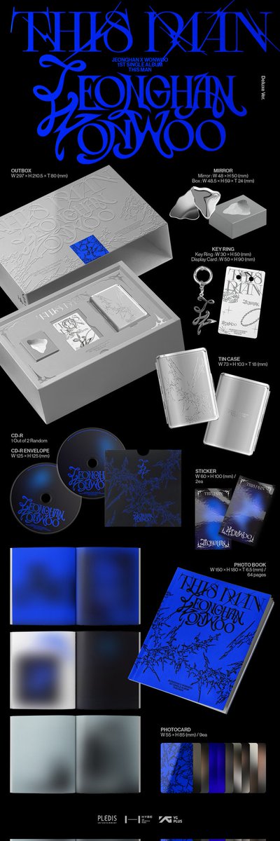 puputwarehouse's tweet photo. [PO] JEONGHAN X WONWOO 1ST SINGLE ALBUM 'THIS MAN' - DELUXE VER -

Deluxe ver.
💰 970k dp 700
📦 est. 1200gr

📆 Close PO : 15.06.24

✅ Bersih INA
❌ Exc adm + packing
📍 Jateng

‼️ dm for order ‼️ https://t.co/OgpLJyaeVw