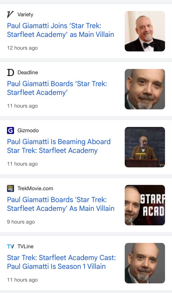 OnlyStans85's tweet photo. With Paul Giamatti being cast in #StarTrek, I’m thinking about all of the great villains who came before him in the franchise, and wondering how he’ll stack up. 

Here are some of my favorite villains in Trek. A 🧵 https://t.co/NH5GaBy1kS