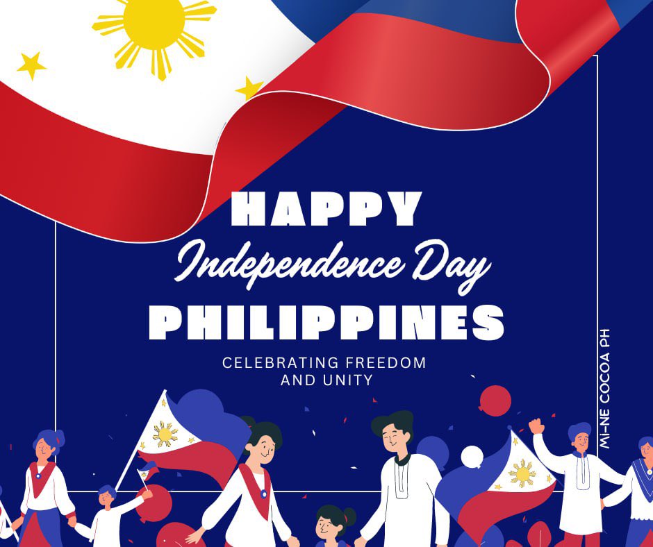 minecocoa_ph's tweet image. Cheers to Freedom! Happy Philippine Independence Day! 🇵🇭🥂 
#minecocoaph #freenbecky #independenceday