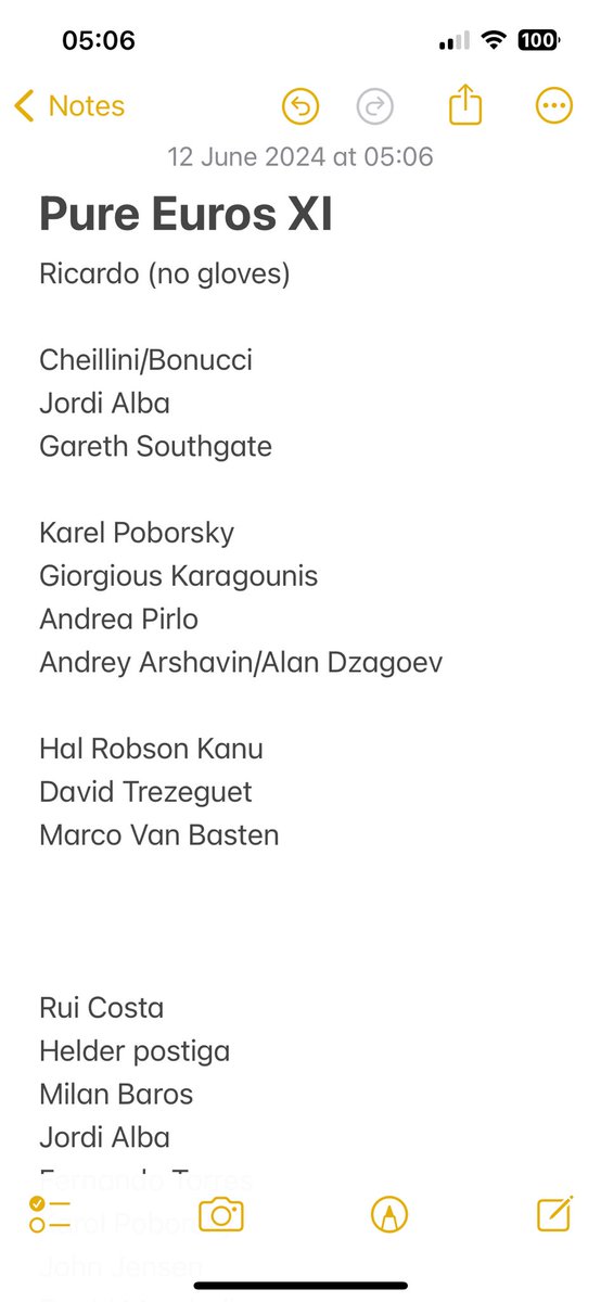 J_Speds's tweet photo. @D_C_W My mate and I gave this a crack last night, here’s my team as well as a load of honourable mentions. (Hal Robson Kanu first name on the team sheet) https://t.co/GektORm2oi