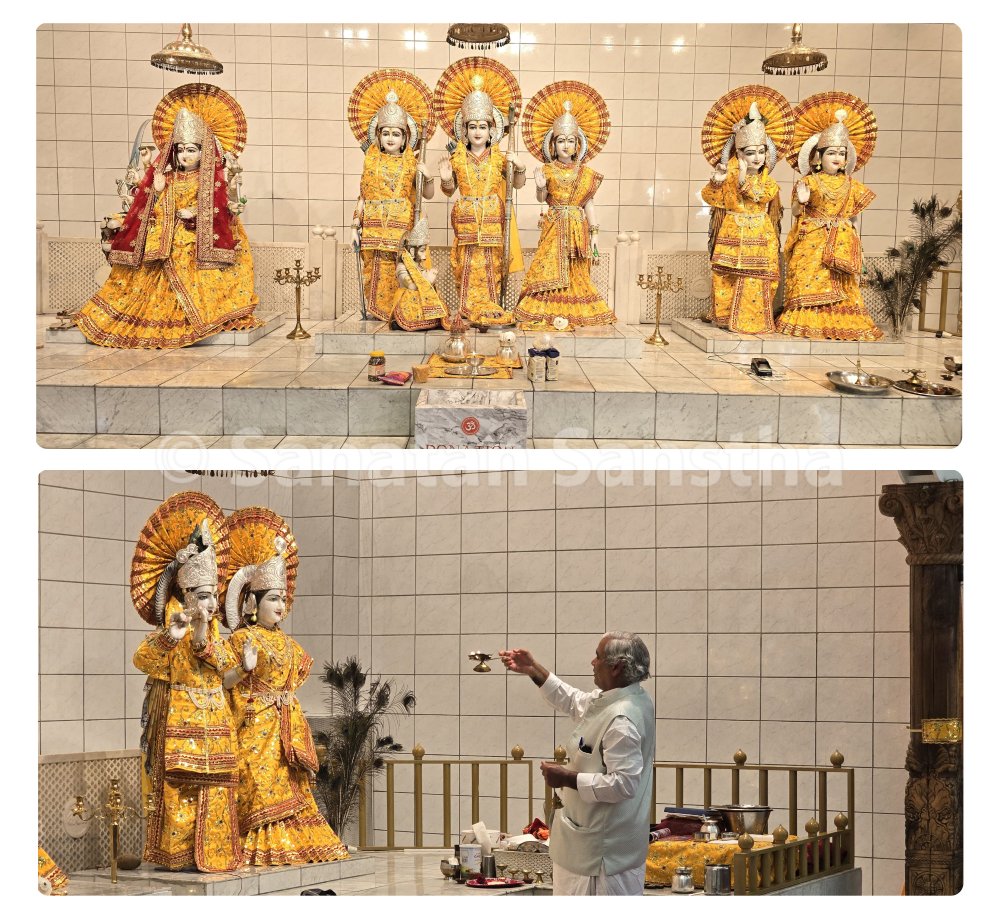 🕉️ ShriSatshakti Binda Singbal and ShriChitshakti Anjali Gadgil grace Sanatan Mandir Sabha, Slemmestad, Norway 

The Spiritual Heirs of Sachchidananda Parabrahman Dr Athavale interacted with the Hindu community there. Over 80 devotees attended the Satsang.

It was heartening to