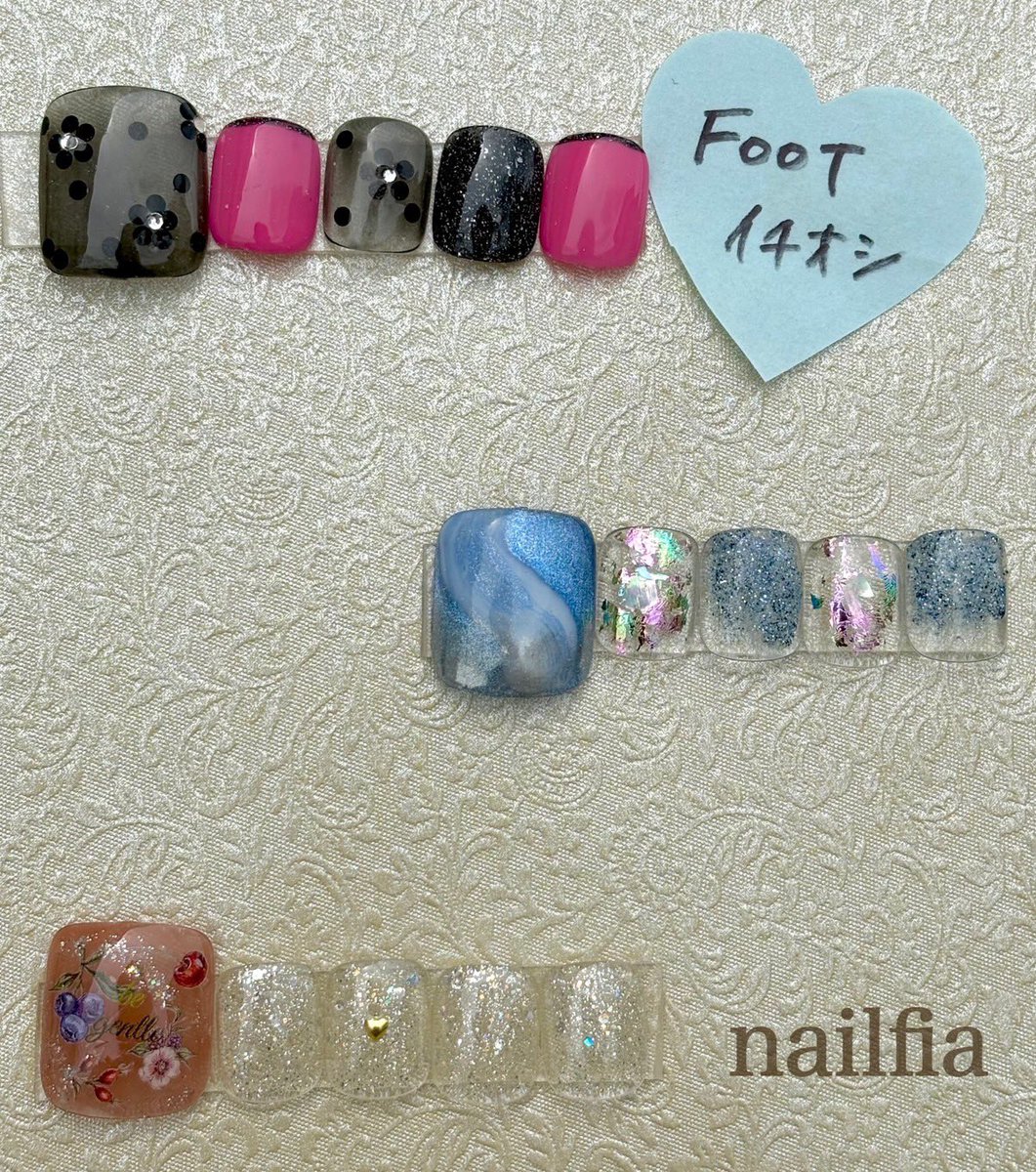 NailFia's tweet photo. 杉戸町のネイルサロン
NailFiaです。
毎月変わるイチオシデザインオフ込み5500円〜が大人気‼️
6月のデザインはこちら
↓↓↓ https://t.co/Fy1rmpgRDQ