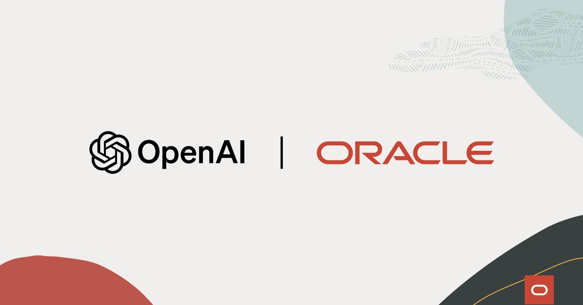 spadmann's tweet photo. .@OpenAI selects #OCI. Learn more about the latest AI innovator to select OCI: https://t.co/8AW5YxxzjX https://t.co/weFEoLq8gI