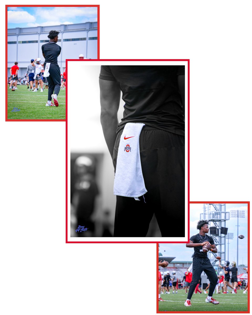 QT4Media's tweet photo. Another day at Ohio States Football Camp 
#GoBucks 
#Footballcamp 
#Sportsphotographer https://t.co/j00alwZ92o