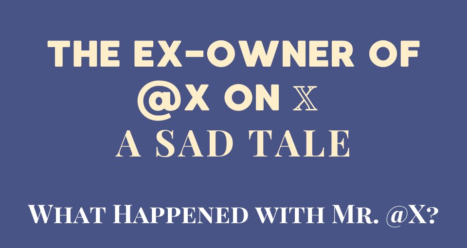 Central_DAO's tweet photo. We all know that Elon changed this app's name from Twitter to ๐.
But do you know how the username @x was taken from a person who has been using it for the past 16 years and had more than 50K followers?
Let's explore another reason for #WhyWeb3 ๐๐ป https://t.co/i7cZ7WKxyS