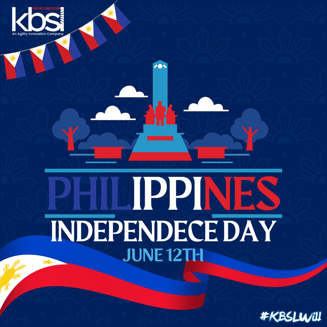 kbsl_IT's tweet photo. Wishing a joyous Independence Day to the Philippines! 🇵🇭 May this day be filled with pride, celebration, and reflection on the nation's rich history and bright future. Mabuhay ang Pilipinas! 

#independenceday #Philippines #srilanka #KBSLWill https://t.co/tMQfQPwJtx