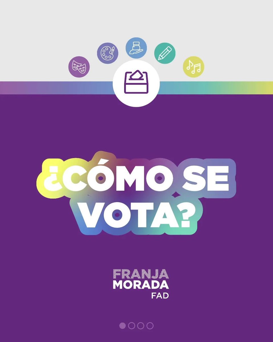 fadfranjamorada's tweet photo. ¿CÓMO SE VOTA? 😵

🗳️ Ya sabés que votamos representantes de los Consejos y de la  #FUCUYO.

🤔 Ahora te explicamos CÓMO, ¿te quedaste con dudas? Escribinos o también te ayudamos el dia de hoy.
⚠️ ¡No olvides tu DNI!

💜 El 12 de junio #SigamosActivandoLaFAD #EsConLaFranja https://t.co/ZSZfWOmkAW