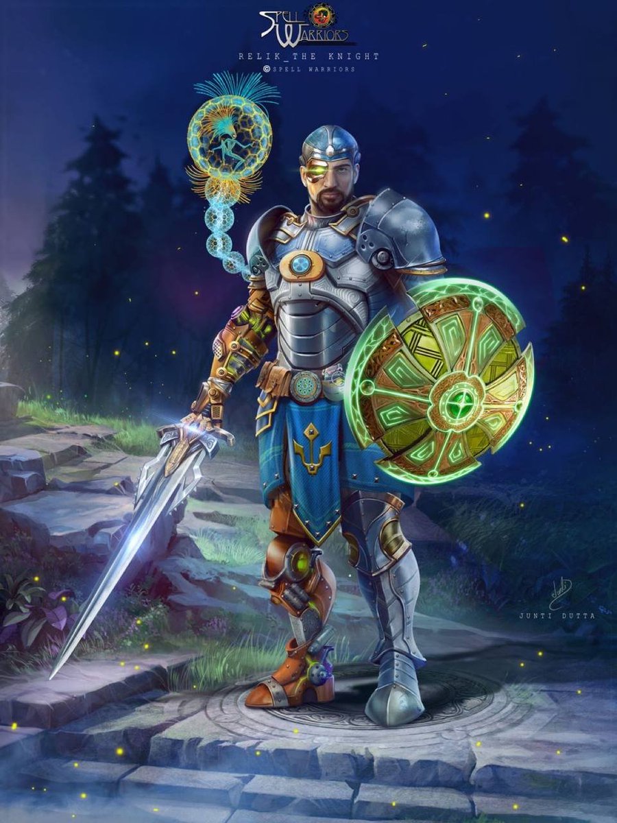 _HilaryX's tweet photo. You have seen my recent posts about @TheSpellWarriors, 

I'm going to properly walk you through the waters in the world of Erridose in this 3 mins read

Cross Media Adventures Awaits!

Prepare for the #spritefall, open thread👇

Spell Warriors is an epic fantasy saga featuring a diverse group of heroes

Each with unique abilities and backgrounds, united in their quest to defeat the evil Pit Lords and save their world from destruction. 

Let me introduce you to the team

2/10
Relik is a knight of the Ferrikin, a decorated military leader equipped with a Shielding Wisp that allows him to cast protective spells. 

He sacrificed much, including two limbs and an eye, to protect others. 

His prosthetics enhance his combat abilities, making him a formidable force on the battlefield.

3/10
Seline is an assassin from the Minkx, a feline humanoid race. 

With a Beast Wisp, she can control mammal-type animals. 

Abandoned as a child, she trained in the secretive Slay & Skulls Comradery, eventually vowing to never take an innocent life after unknowingly killing her own mother.

4/10
Senvoo-Chay, the sage of the Venjoon, wields a Maarose Wisp, allowing his spirit to traverse the mystical realm of the Maarose. 

Known for his wisdom and powerful magical abilities, he joined the Spell Warriors after a vision quest directed him to their path.