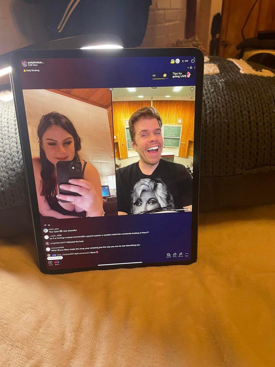 pettyfordcaruso's tweet photo. Throwback to when I first started doing TikTok battles and battled @ThePerezHilton 🥰🥰 #tiktok #theowback https://t.co/UnHzLxFLIa