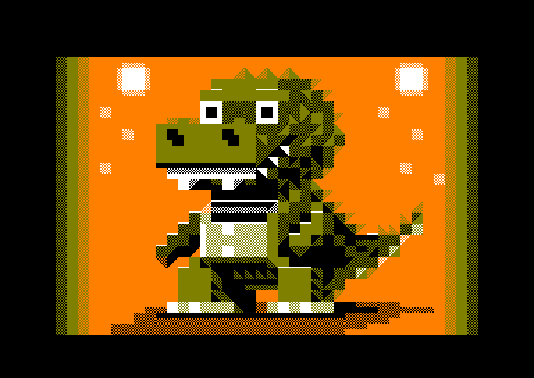 Logiker464's tweet photo. Pépé did it again. He won the AMSCII Compo 2024 with his artwork AMS Terror. #Amstrad #ASCII #AMSCII #AMSCII2024 #textart #pixelart https://t.co/mWile1Ra6Z