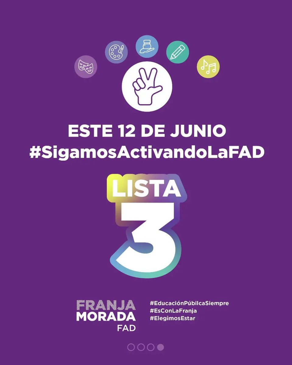 fadfranjamorada's tweet photo. ¿CÓMO SE VOTA? 😵

🗳️ Ya sabés que votamos representantes de los Consejos y de la  #FUCUYO.

🤔 Ahora te explicamos CÓMO, ¿te quedaste con dudas? Escribinos o también te ayudamos el dia de hoy.
⚠️ ¡No olvides tu DNI!

💜 El 12 de junio #SigamosActivandoLaFAD #EsConLaFranja https://t.co/ZSZfWOmkAW