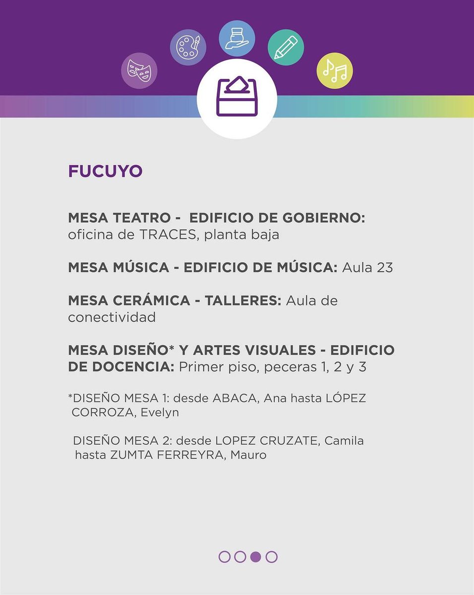 fadfranjamorada's tweet photo. ¿DÓNDE VOTO SI ESTUDIO EN LA FAD? 🤔

📝 Enterate en qué edificio y número de mesa votás.

🕘 De 9h a 19h se vota CONSEJOS (en edificio de gobierno).
🕣 De 8.30h a 20.30h se vota FEDERACIÓN (según tu carrera, ¡revisá la publi!) https://t.co/nKuzSyhYSe